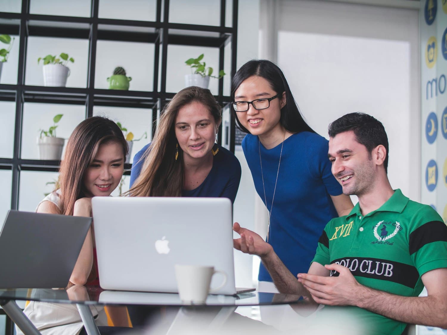 The SMAART Tax team collaborating in the office