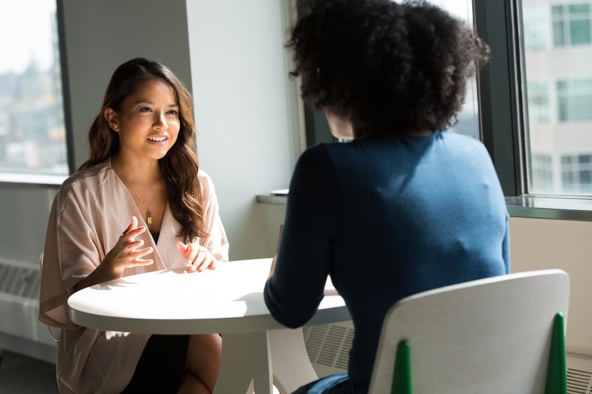 A SMAART Tax advisor in a one-on-one consultation with a client